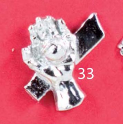 3341-33 Aplic resina Pintat 6CM